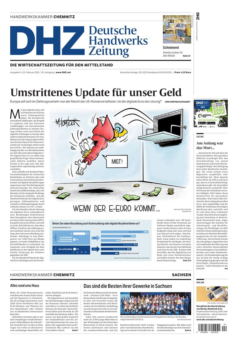 Hauptausgabe DHZ Chemnitz